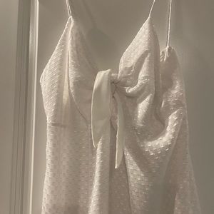 Mini white dress
